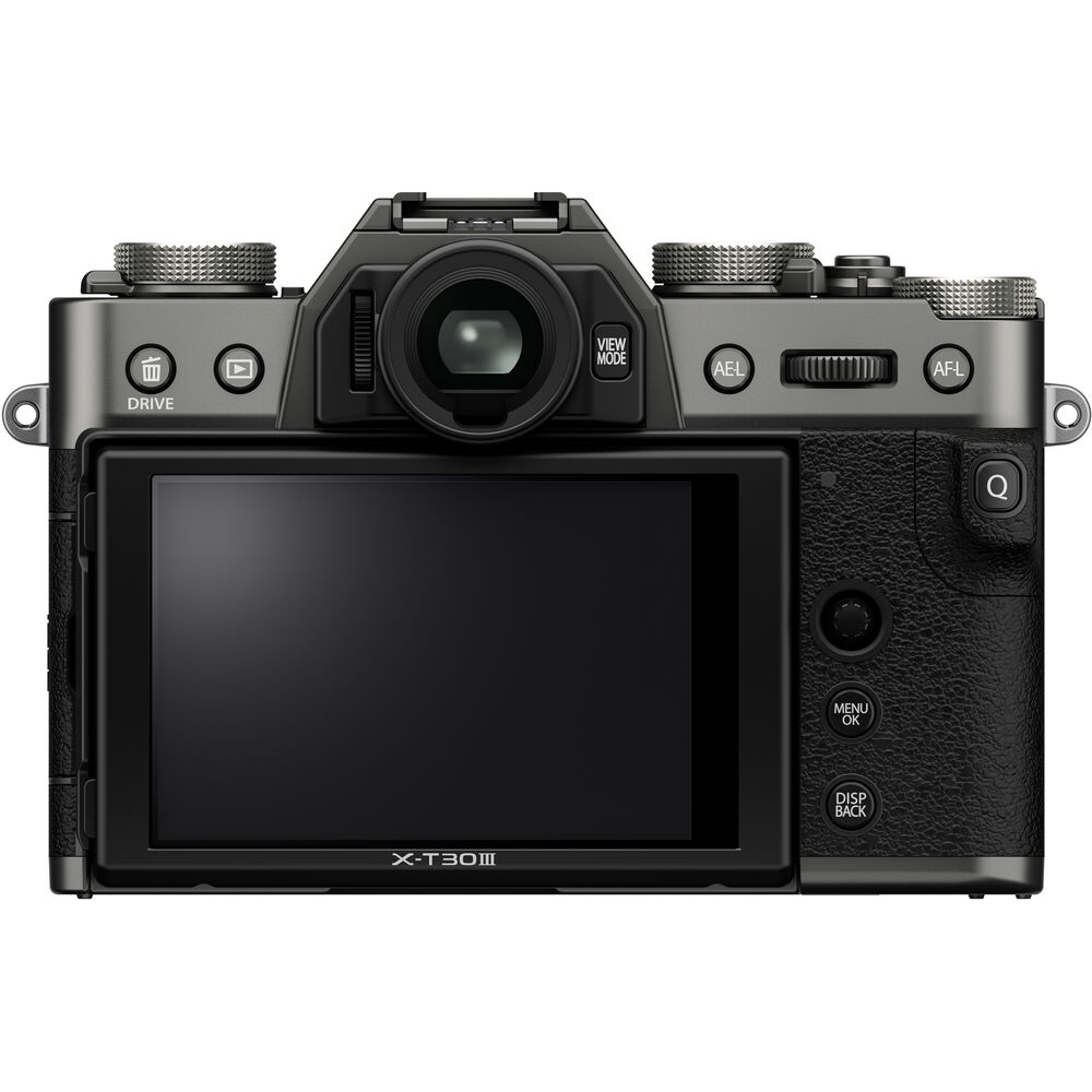 FUJIFILM X-T30 III Mirrorless Camera (Body, Charcoal Silver)