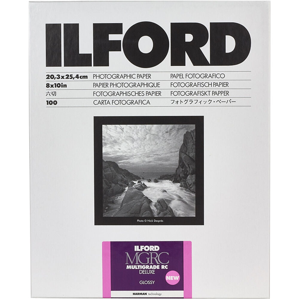 Ilford MG5RC Multigrade V RC Deluxe Glossy ECO Pack - 100 Sheets (8x10)