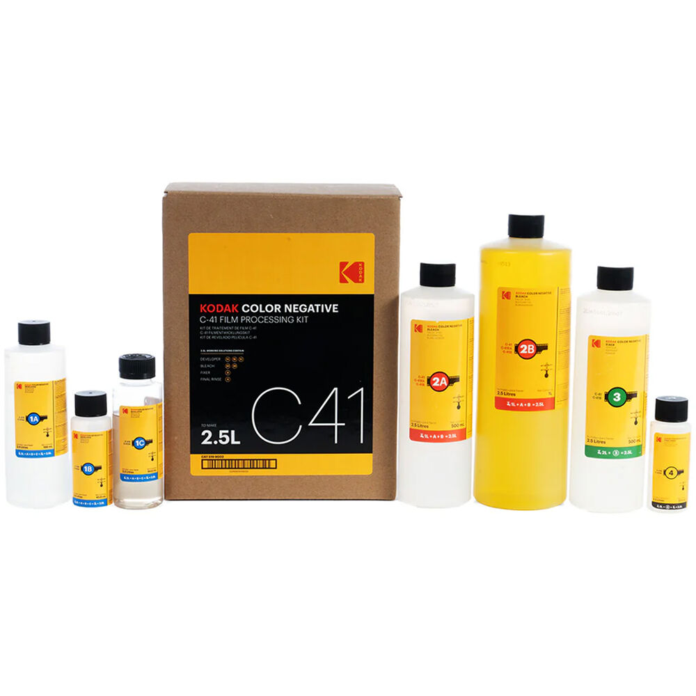 Kodak C-41 Color Negative Developing Kit (To make 2.5L)