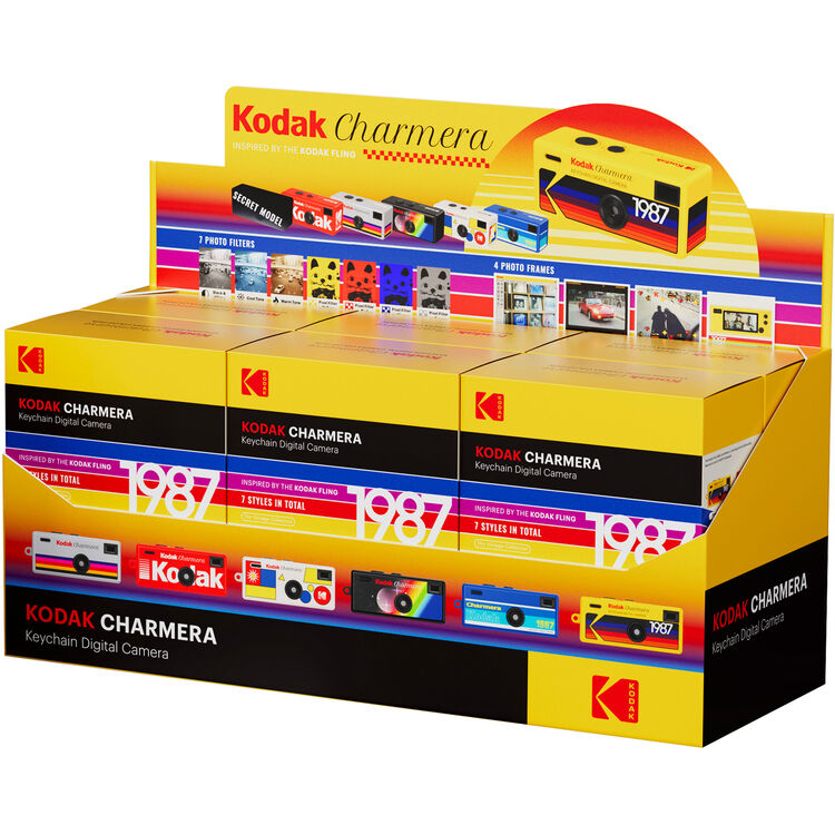 Kodak CHARMERA Key Chain Digital Camera (Blind Box of 6) Whole Set