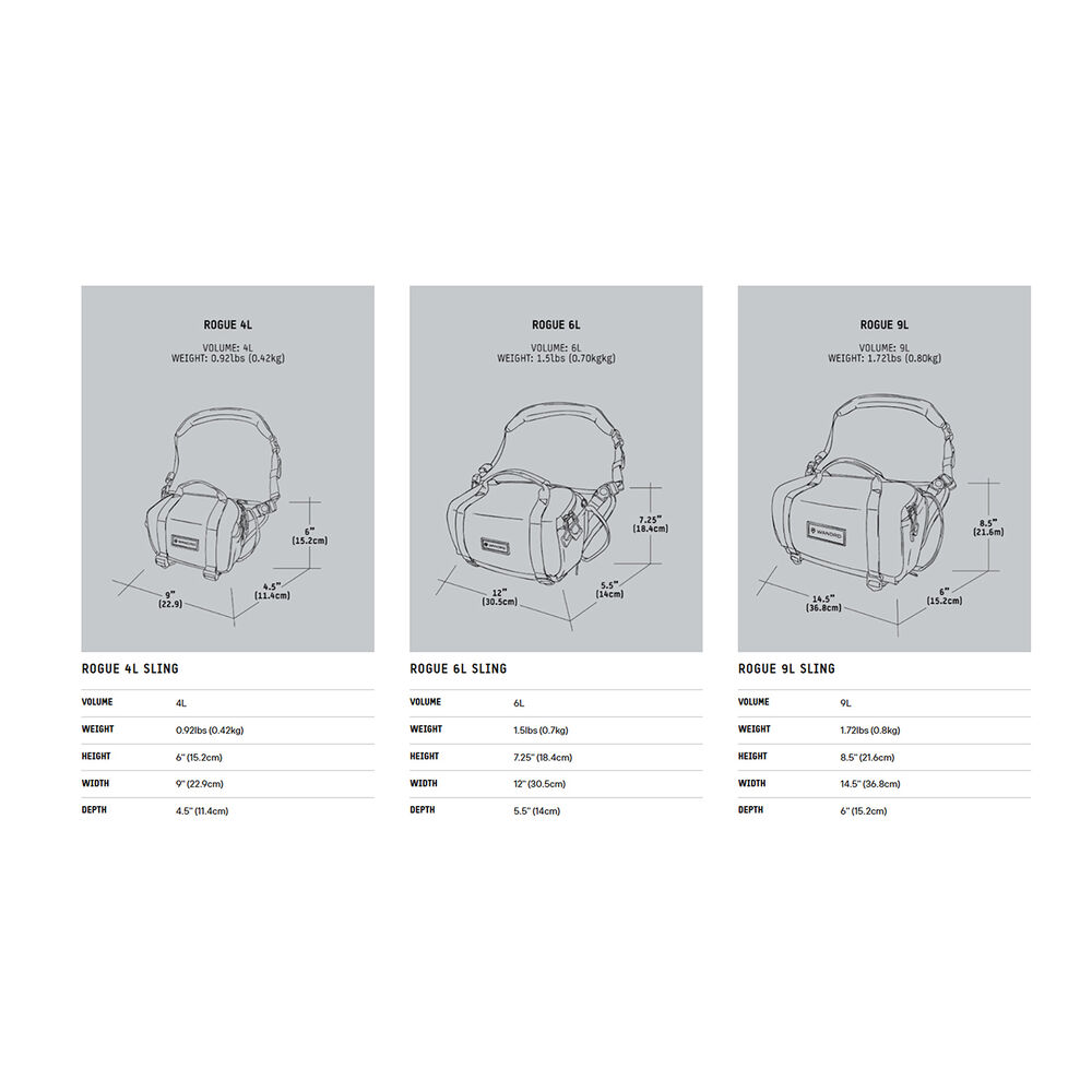 WANDRD Rogue Sling 6L v2 (Rhone Burgundy)
