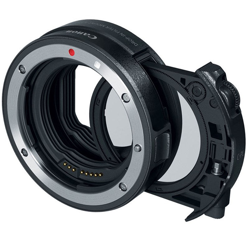 Canon Drop-In Filter Mount Adapter EF-EOS R w/ Circular Polarizer Filter