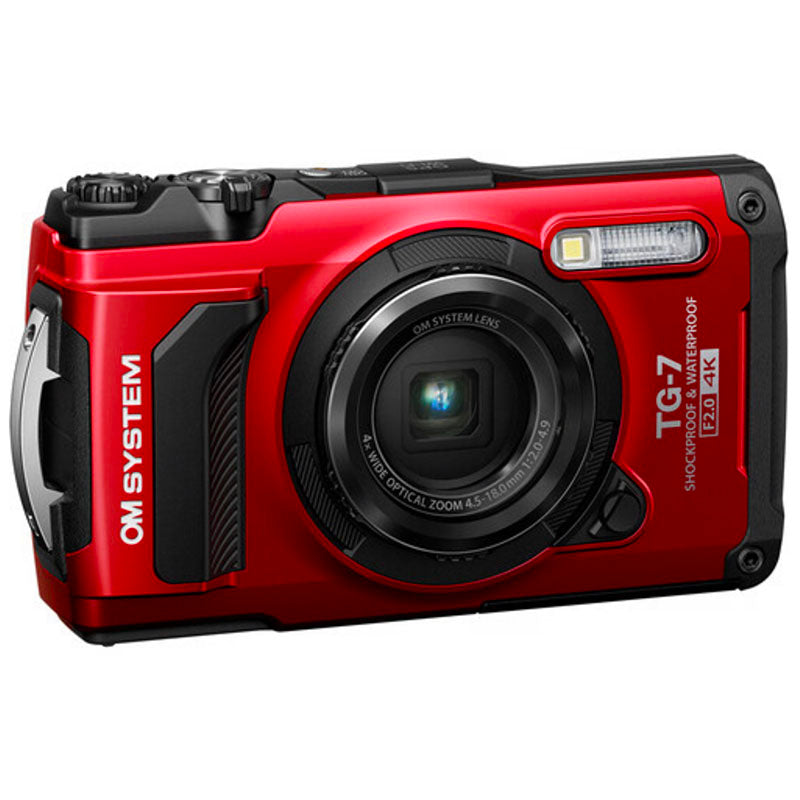 OM SYSTEM Tough TG-7 Digital Camera (Red)